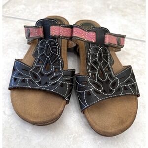 L'Artiste Sprin Step Olyana Sandals Slip On Size 36 US 5.5/6 Boho Hippie